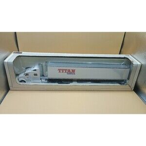 SpecCast 1:64 Scale Titan Transfer Inc. Peterbilt 387 & Box Trailer